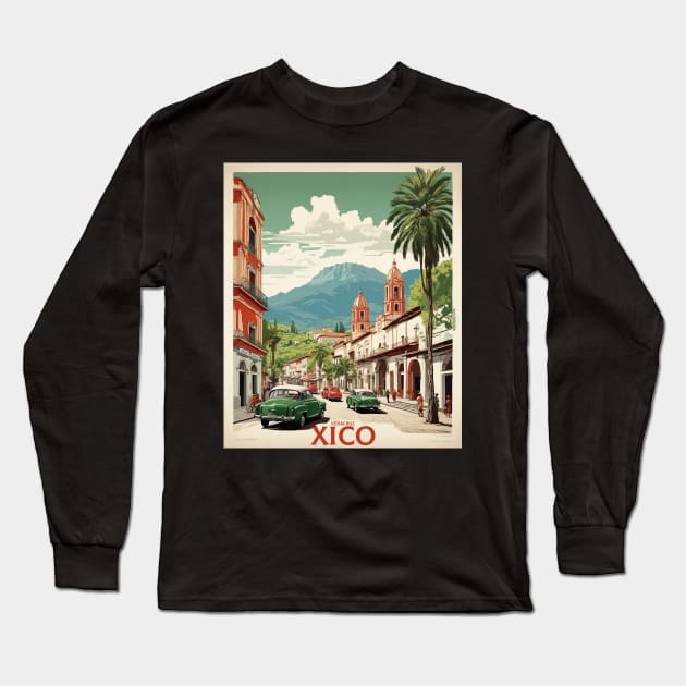 Xico Veracruz Mexico Vintage Tourism Travel Long Sleeve T-Shirt by TravelersGems